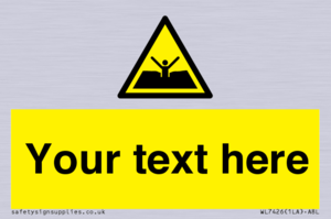 Custom Warning quicksand mud or silt